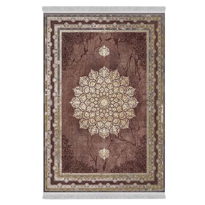 فرشینه دفه از جنس پارچه شانل ترک طرح فانتزی کد 9235