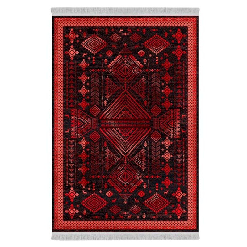 فرشینه دفه از جنس پارچه شانل ترک طرح فانتزی کد 9258