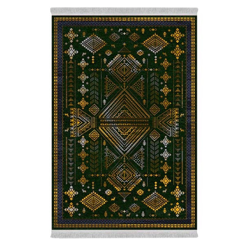 فرشینه دفه از جنس پارچه شانل ترک طرح فانتزی کد 9259