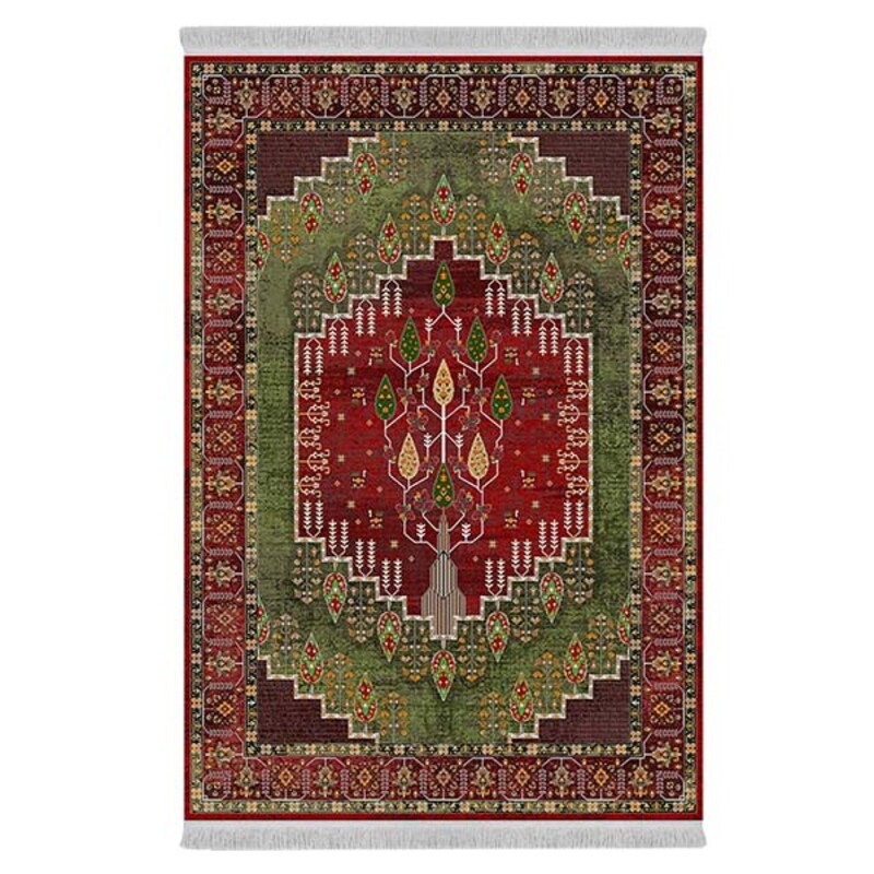 فرشینه دفه از جنس پارچه شانل ترک طرح فانتزی کد 9270