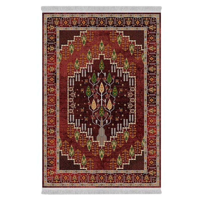 فرشینه دفه از جنس پارچه شانل ترک طرح فانتزی کد 9273