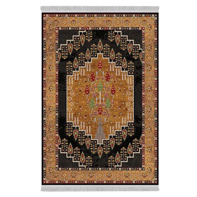 فرشینه دفه از جنس پارچه شانل ترک طرح فانتزی کد 9275