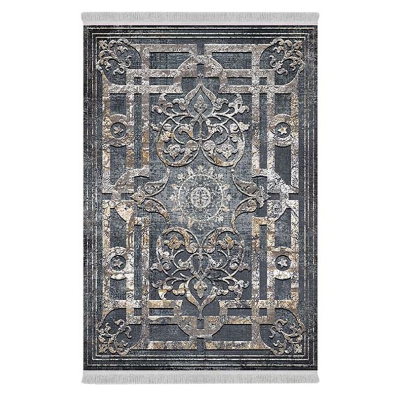 فرشینه دفه از جنس پارچه شانل ترک طرح فانتزی کد 9312