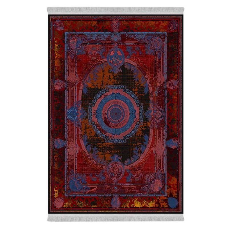 فرشینه دفه از جنس پارچه شانل ترک طرح فانتزی کد 9323