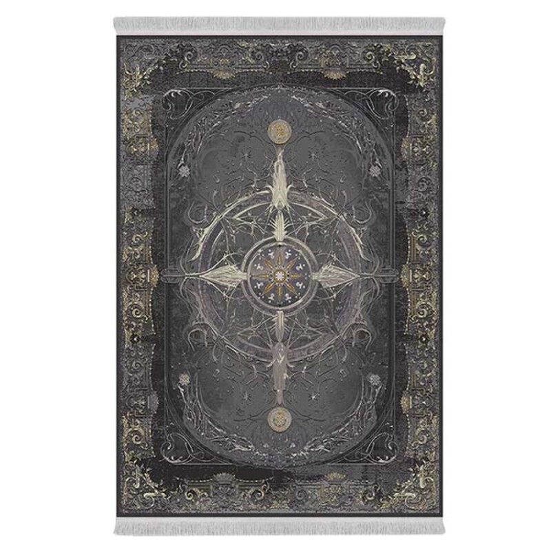 فرشینه دفه از جنس پارچه شانل ترک طرح فانتزی کد 9389