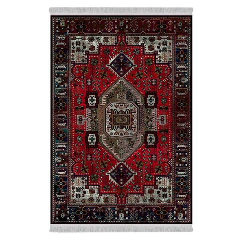 فرشینه دفه از جنس پارچه شانل ترک طرح فانتزی کد 9417