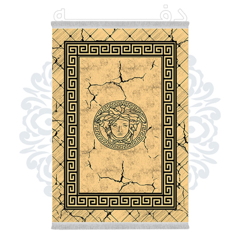 فرشینه از جنس پارچه هازان مخمل ترک طرح سنتی و مدرن برند دفه کد DHU146