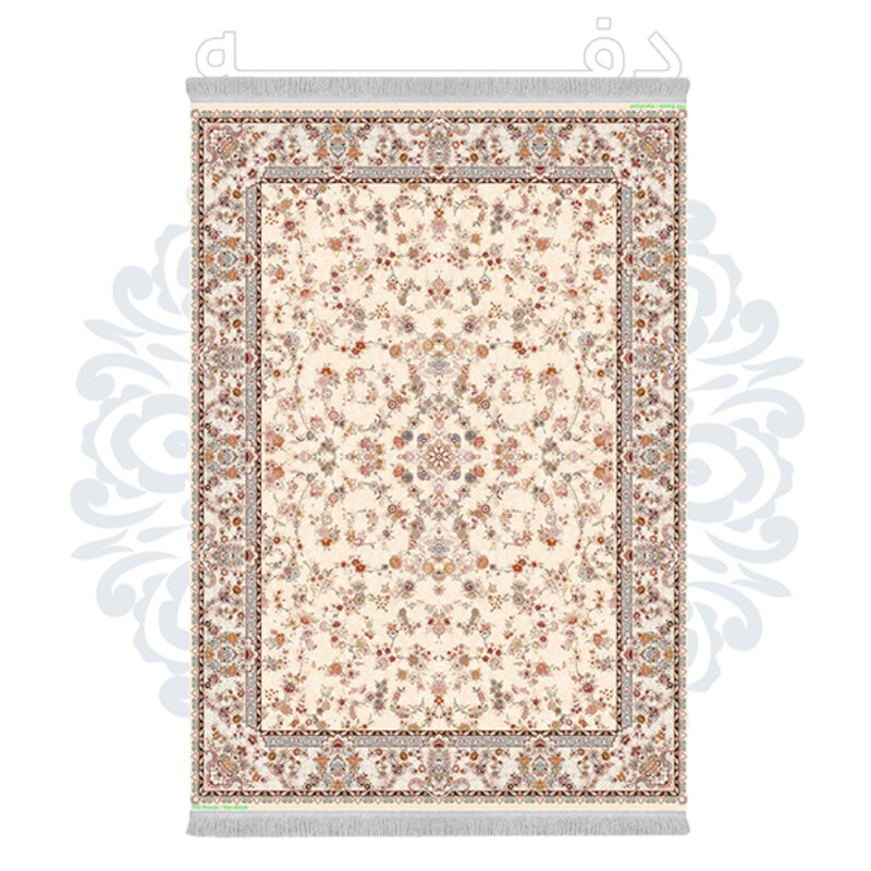 فرشینه از جنس پارچه هازان مخمل ترک طرح سنتی و مدرن برند دفه کد DHU228