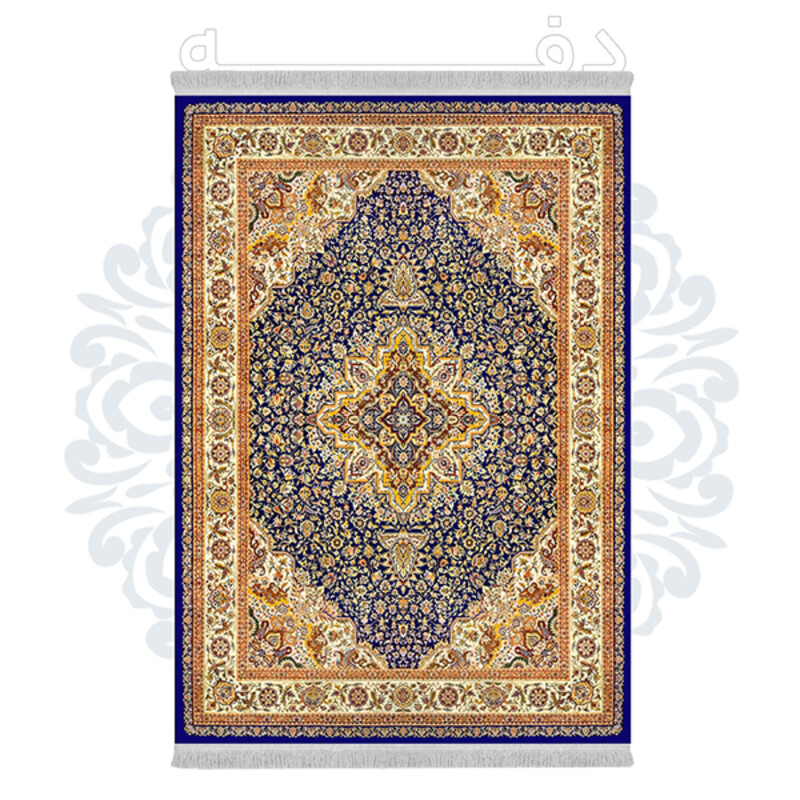فرشینه از جنس پارچه هازان مخمل ترک طرح سنتی و مدرن برند دفه کد DHU234