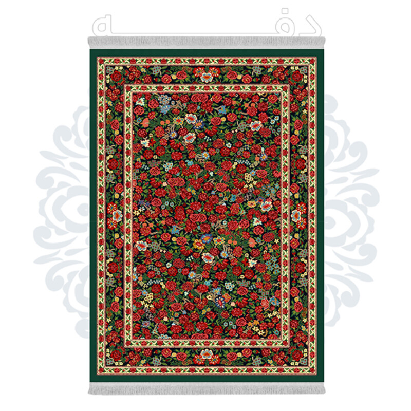 فرشینه از جنس پارچه هازان مخمل ترک طرح سنتی و مدرن برند دفه کد DHU250