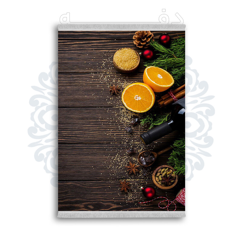 فرشینه از جنس پارچه هازان مخمل ترک طرح سنتی و مدرن برند دفه کد DAMG40