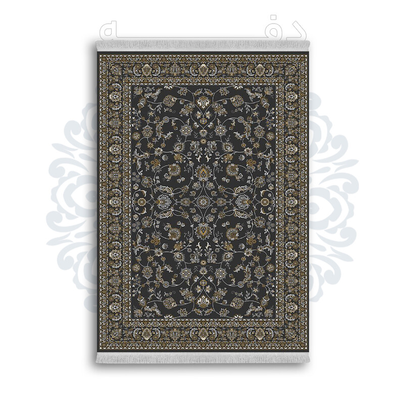 فرشینه از جنس پارچه هازان مخمل ترک طرح سنتی و مدرن برند دفه کد DAMG54