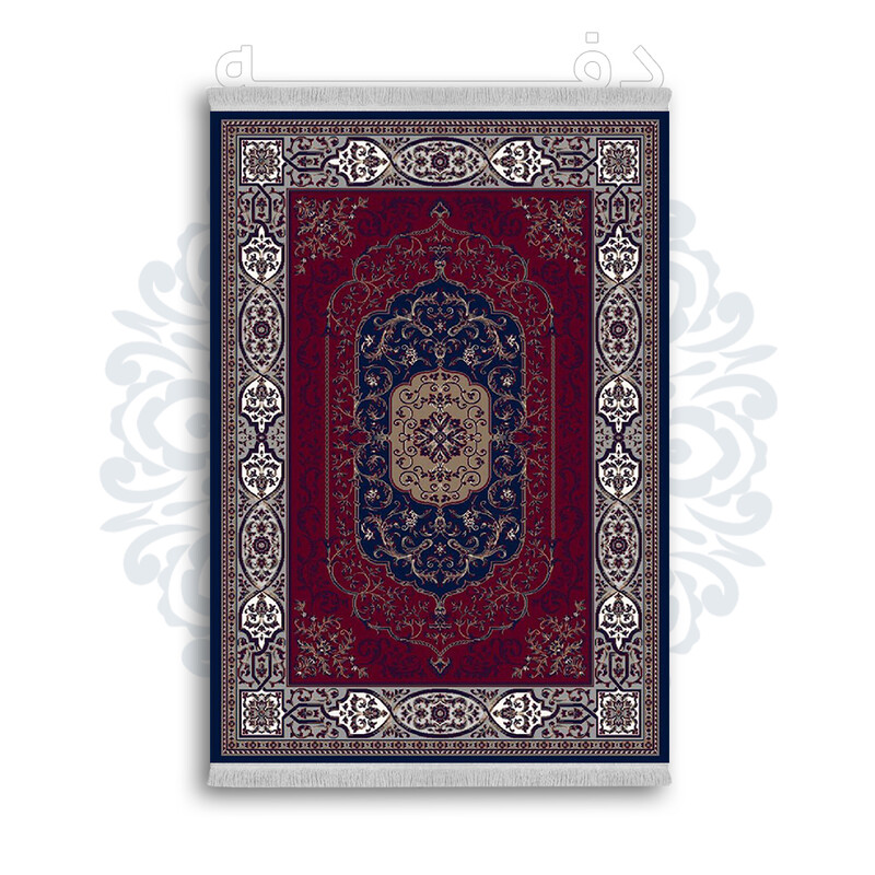 فرشینه از جنس پارچه هازان مخمل ترک طرح سنتی و مدرن برند دفه کد DAMG60