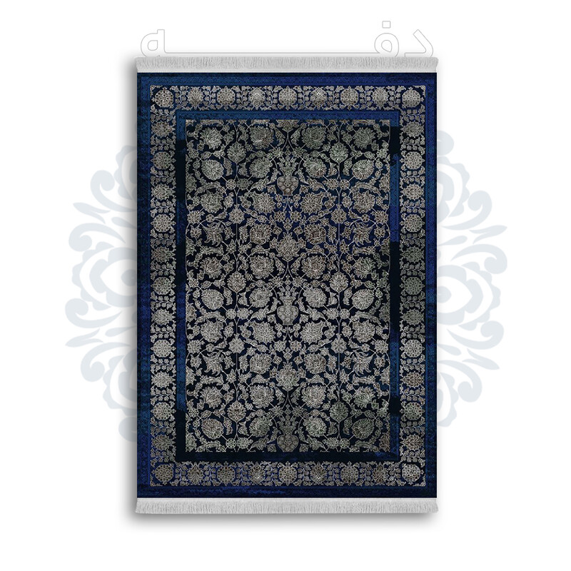 فرشینه از جنس پارچه هازان مخمل ترک طرح سنتی و مدرن برند دفه کد DAMG351