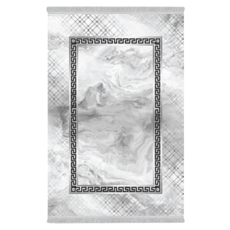 فرشینه از جنس پارچه هازان مخمل ترک طرح سنتی و مدرن برند دفه کد DAMG742