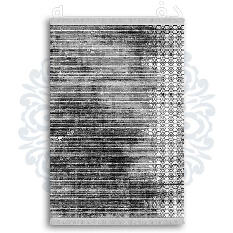 فرشینه از جنس پارچه هازان مخمل ترک طرح گلیم برند دفه کد DDGG 12