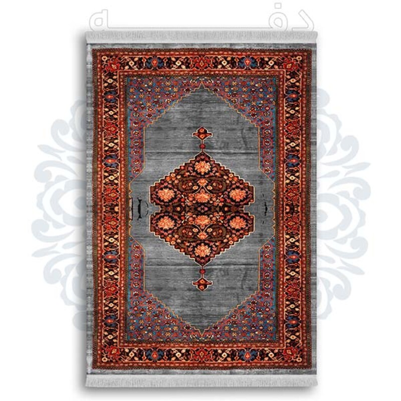 فرشینه از جنس پارچه هازان مخمل ترک طرح گلیم برند دفه کد DDGG 129