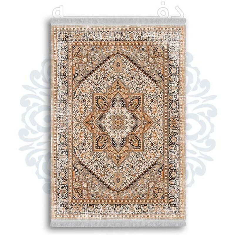 فرشینه از جنس پارچه هازان مخمل ترک طرح گلیم برند دفه کد DDGG 185