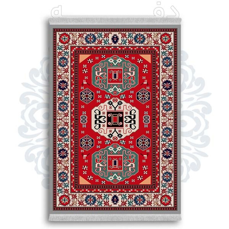 فرشینه از جنس پارچه هازان مخمل ترک طرح سنتی و مدرن برند دفه کد DDSS154
