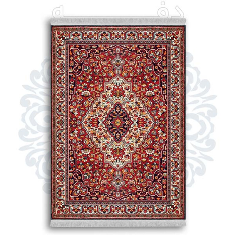 فرشینه از جنس پارچه هازان مخمل ترک طرح سنتی و مدرن برند دفه کد DDSS235