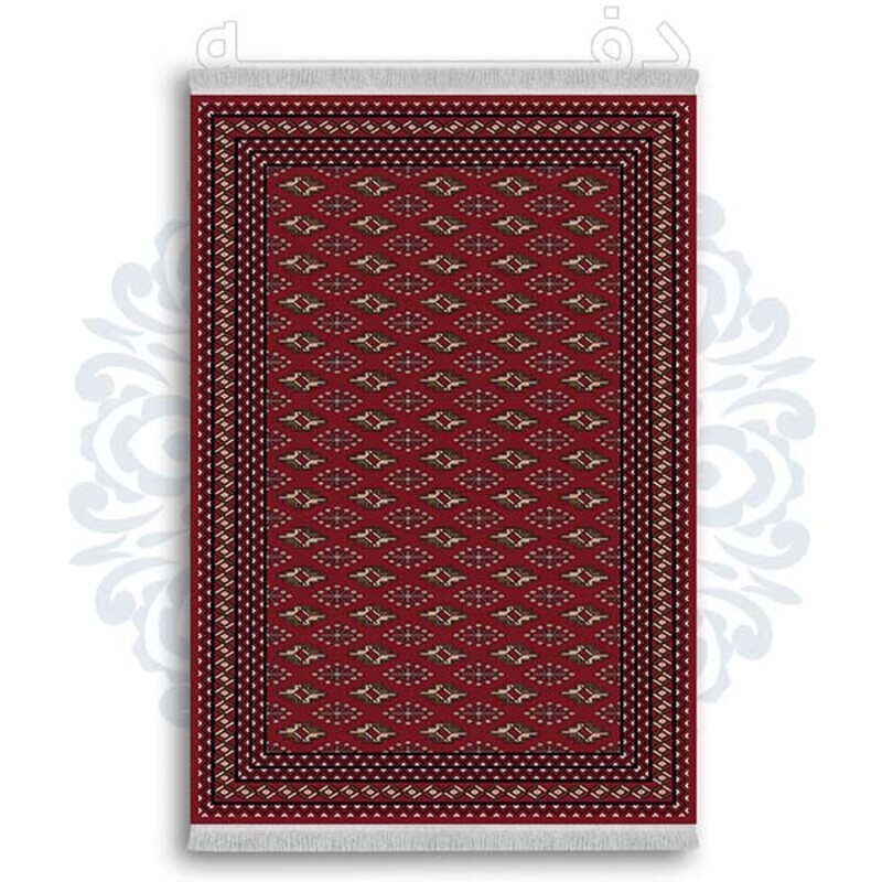 فرشینه از جنس پارچه هازان مخمل ترک طرح سنتی و مدرن برند دفه کد DDSS245