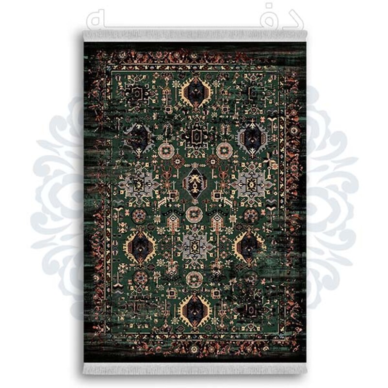فرشینه از جنس پارچه هازان مخمل ترک طرح سنتی و مدرن برند دفه کد DDSMM168