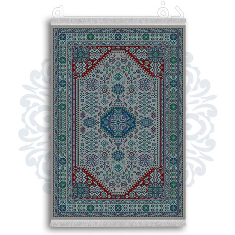 فرشینه از جنس پارچه هازان مخمل ترک طرح سنتی و مدرن برند دفه کد DDSMM374