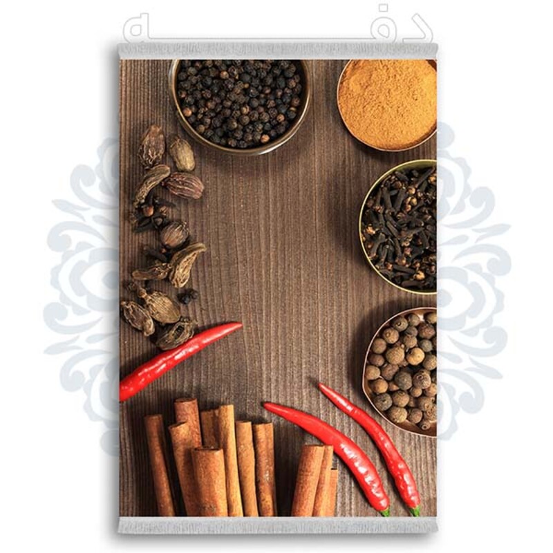 فرشینه از جنس پارچه هازان مخمل ترک طرح آشپزخانه برند دفه کد DK 57