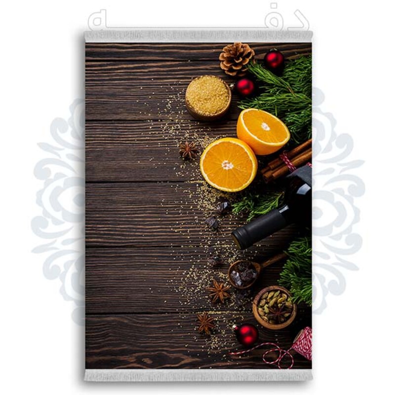 فرشینه از جنس پارچه هازان مخمل ترک طرح آشپزخانه برند دفه کد DDK 35