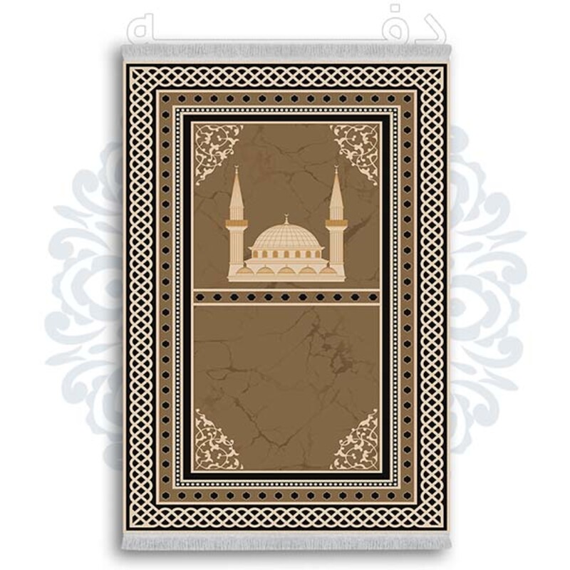 فرشینه از جنس پارچه هازان مخمل ترک طرح سجاده برند دفه کد DSJ 5