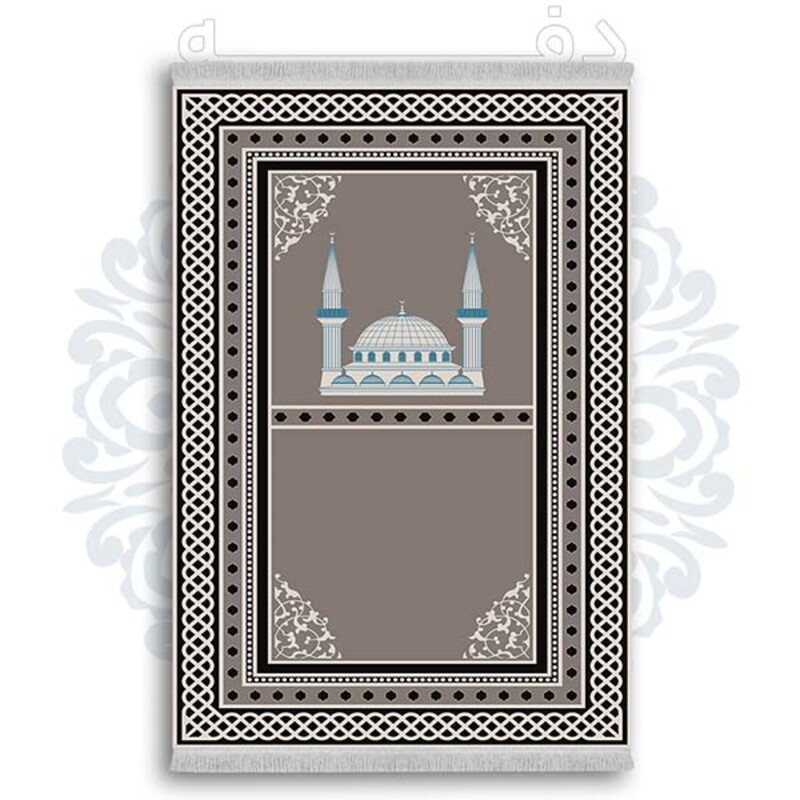 فرشینه از جنس پارچه هازان مخمل ترک طرح سجاده برند دفه کد DSJ 8