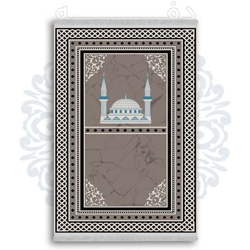 فرشینه از جنس پارچه هازان مخمل ترک طرح سجاده برند دفه کد DSJ 9