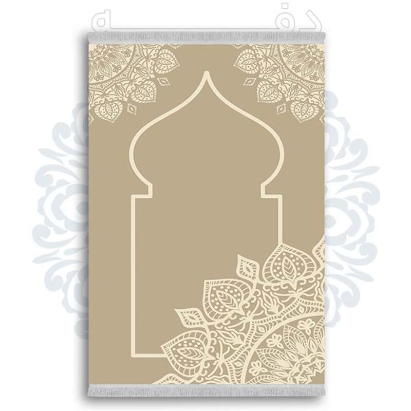 فرشینه از جنس پارچه هازان مخمل ترک طرح سجاده برند دفه کد DSJ 14