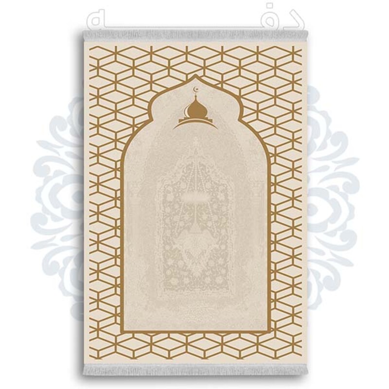 فرشینه از جنس پارچه هازان مخمل ترک طرح سجاده برند دفه کد DSJ 20