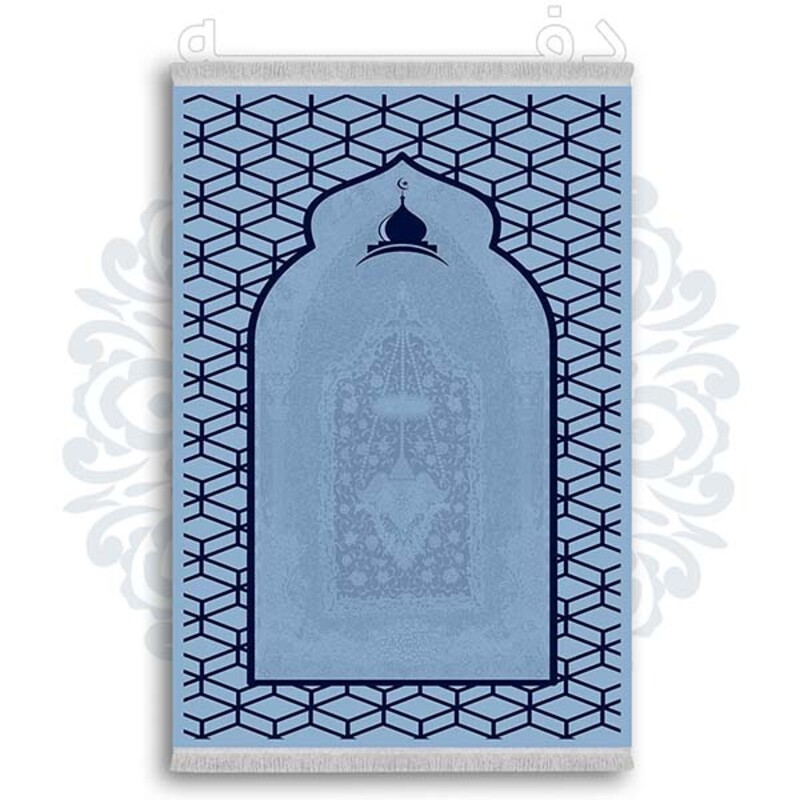فرشینه از جنس پارچه هازان مخمل ترک طرح سجاده برند دفه کد DSJ 25