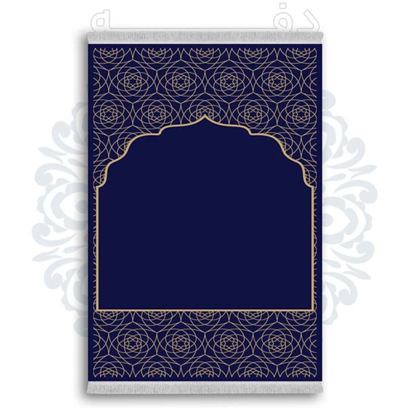 فرشینه از جنس پارچه هازان مخمل ترک طرح سجاده برند دفه کد DSJ 28