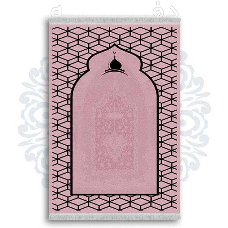 فرشینه از جنس پارچه هازان مخمل ترک طرح سجاده برند دفه کد DSJ 37