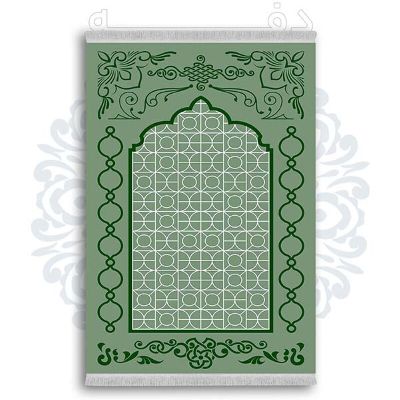 فرشینه از جنس پارچه هازان مخمل ترک طرح سجاده برند دفه کد DSJ 45