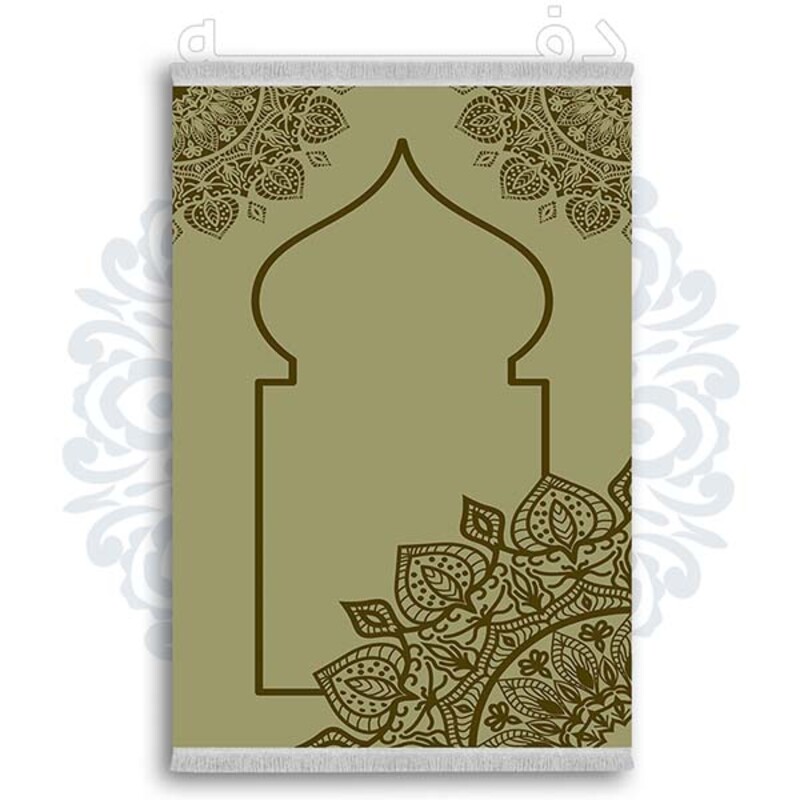 فرشینه از جنس پارچه هازان مخمل ترک طرح سجاده برند دفه کد DSJ 49