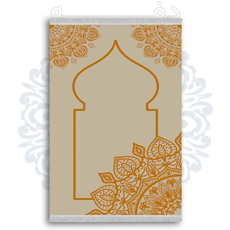 فرشینه از جنس پارچه هازان مخمل ترک طرح سجاده برند دفه کد DSJ 54