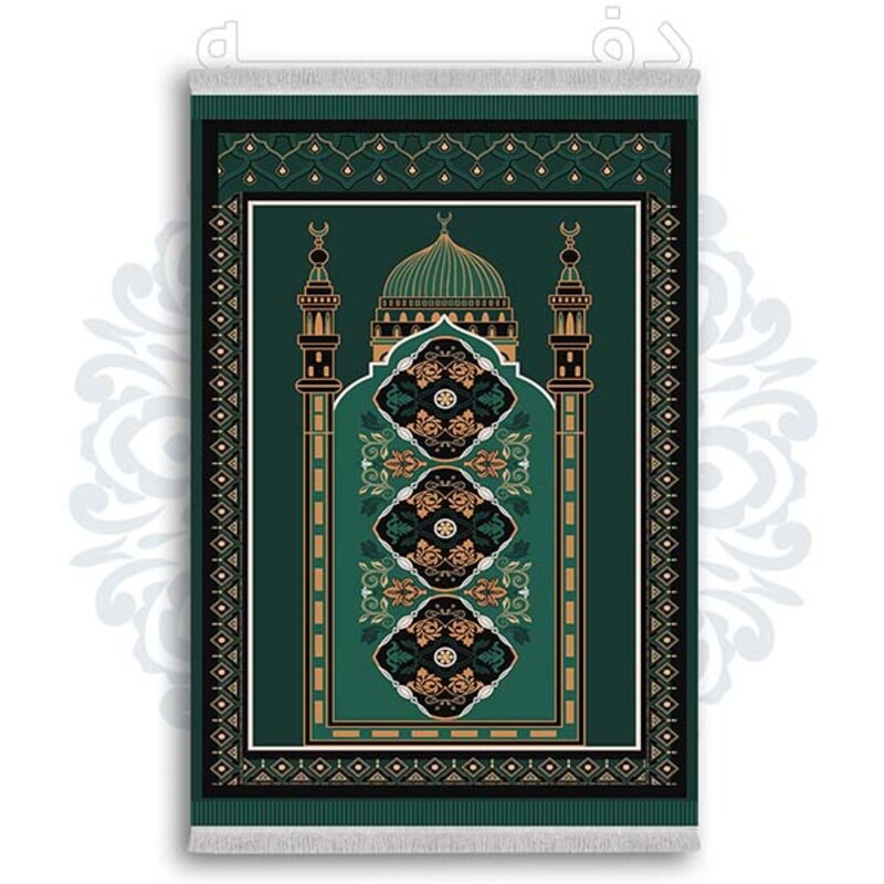 فرشینه از جنس پارچه هازان مخمل ترک طرح سجاده برند دفه کد DSJ 57