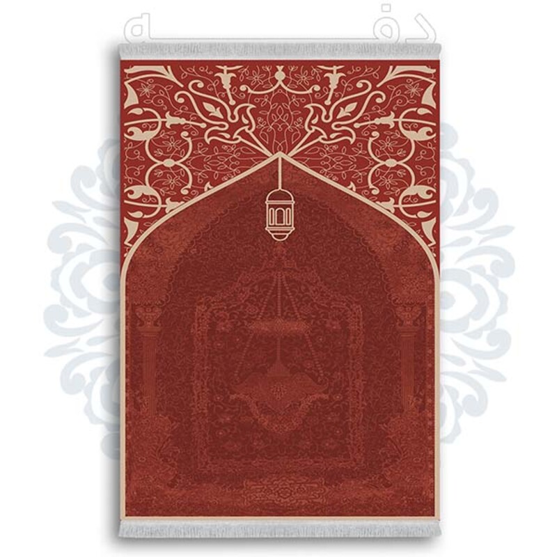 فرشینه از جنس پارچه هازان مخمل ترک طرح سجاده برند دفه کد DSJ 62