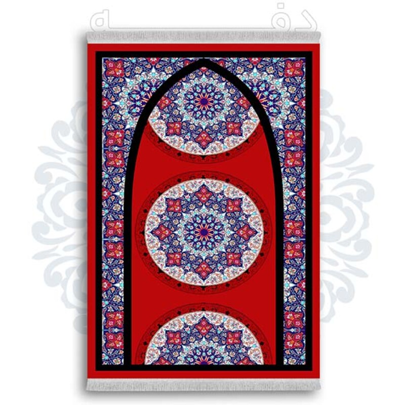 فرشینه از جنس پارچه هازان مخمل ترک طرح سجاده برند دفه کد DSJ 68