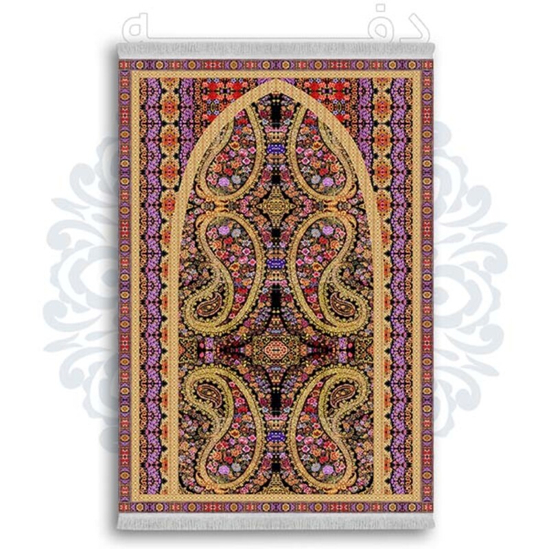 فرشینه از جنس پارچه هازان مخمل ترک طرح سجاده برند دفه کد DSJ 70