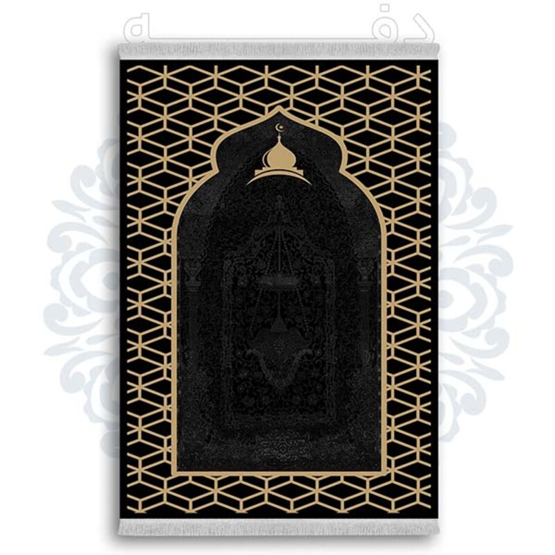 فرشینه از جنس پارچه هازان مخمل ترک طرح سجاده برند دفه کد DSJ 71