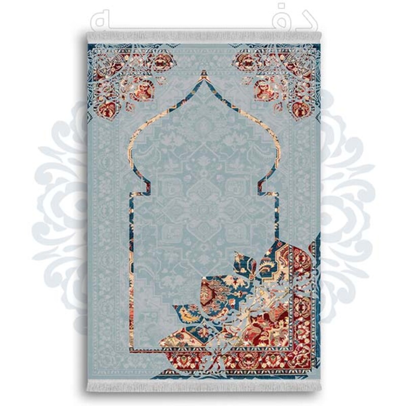 فرشینه از جنس پارچه هازان مخمل ترک طرح سجاده برند دفه کد DSJ 76