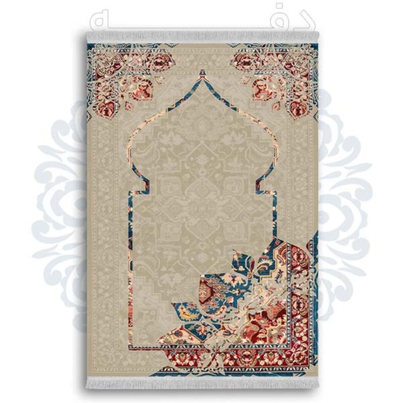 فرشینه از جنس پارچه هازان مخمل ترک طرح سجاده برند دفه کد DSJ 88