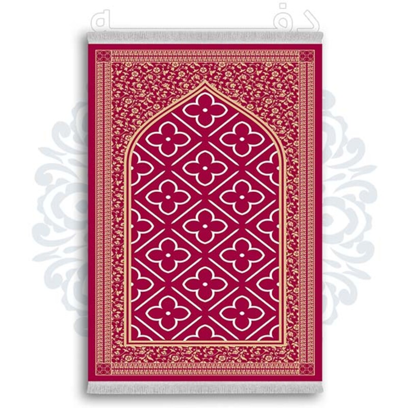 فرشینه از جنس پارچه هازان مخمل ترک طرح سجاده برند دفه کد DSJ 92