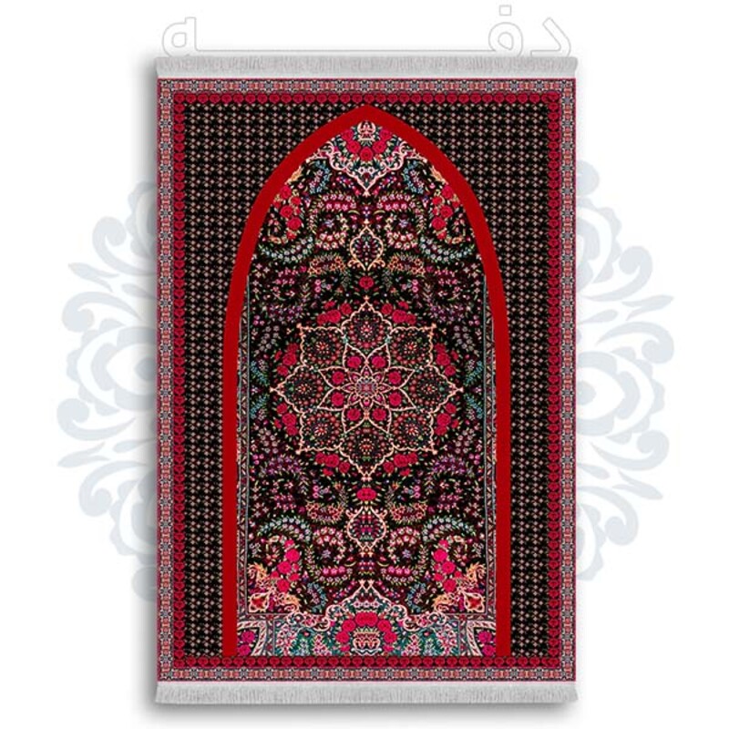 فرشینه از جنس پارچه هازان مخمل ترک طرح سجاده برند دفه کد DSJ 94