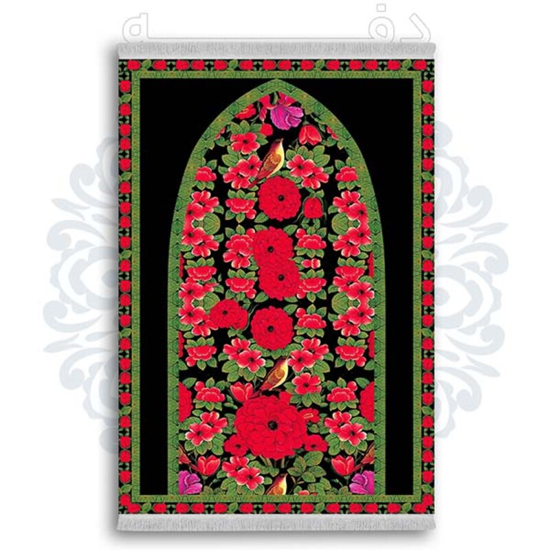 فرشینه از جنس پارچه هازان مخمل ترک طرح سجاده برند دفه کد DSJ 96